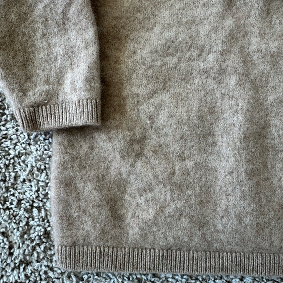 ZARA 100% Cashmere Sweater Long sleeve solid sweater Tan Toddler Size 2-3 Years - Picture 3 of 8